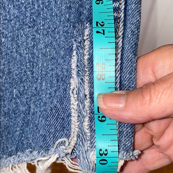 Levi's 550 36x30 Relaxed Fit Tapered Leg Men's Jeans raw Medium Wash Denim Blue - Picture 12 of 16